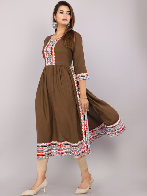 RITIKA TRADERS Women Embroidered Kurta - Image 4
