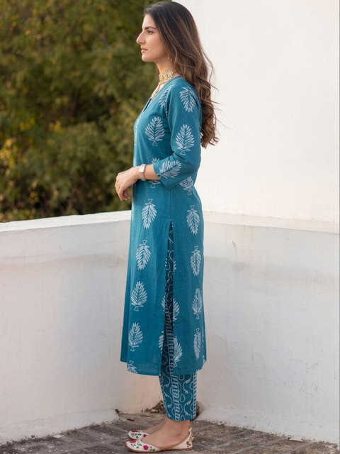 Moda Rapido Printed Top with Trousers - Image 3