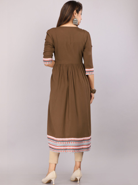 RITIKA TRADERS Women Embroidered Kurta - Image 2