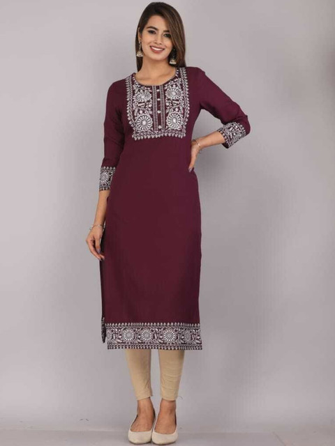 RITIKA TRADERS Women Embroidered Kurta