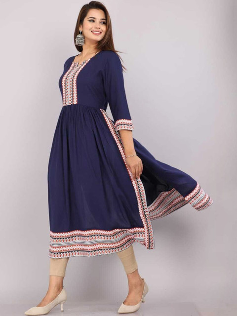 RITIKA TRADERS Women Embroidered Kurta