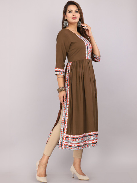 RITIKA TRADERS Women Embroidered Kurta - Image 3