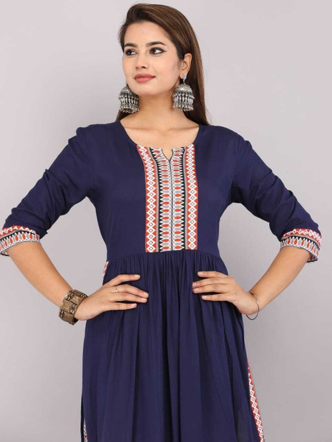 RITIKA TRADERS Women Embroidered Kurta - Image 5