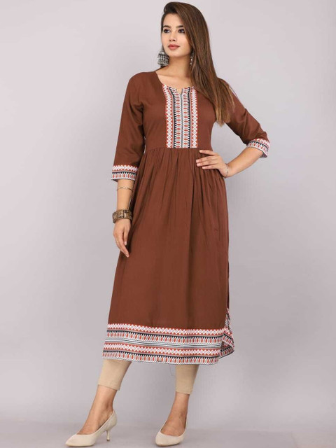 RITIKA TRADERS Women Embroidered Kurta - Image 6