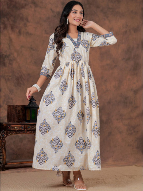 DAEVISH Floral Print Maxi Dress - Image 6