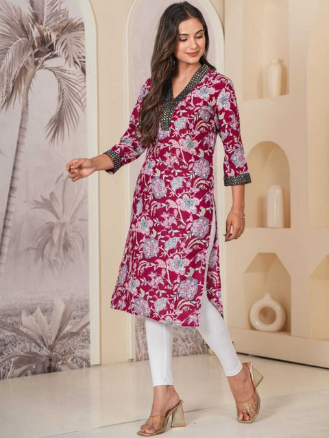 RITIKA TRADERS Women Embroidered Kurta - Image 6