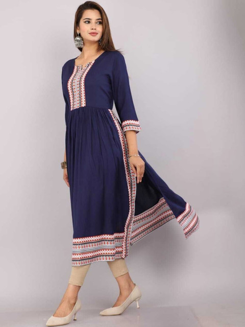 RITIKA TRADERS Women Embroidered Kurta - Image 4