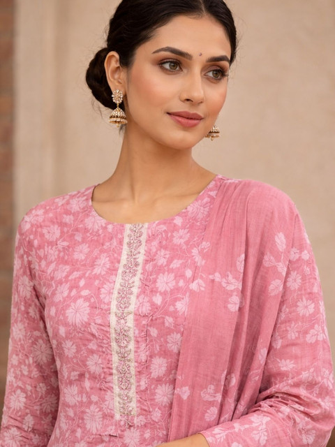 AFSA Printed Unstitched Dress Material - Image 5