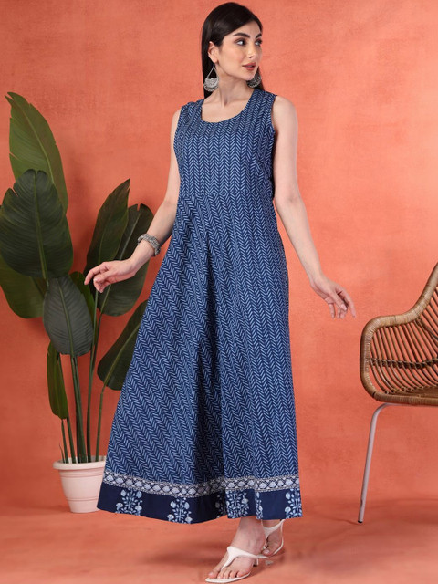 DSS FASHION Women Floral Printed Anarkali Kurta - Image 6