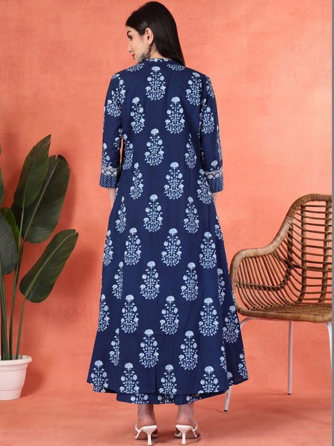 DSS FASHION Women Floral Printed Anarkali Kurta - Image 2