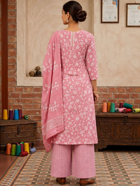 AFSA Printed Unstitched Dress Material - Image 3