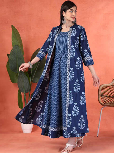 DSS FASHION Women Floral Printed Anarkali Kurta