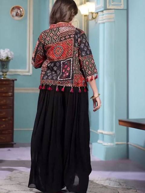 BAESD Printed Top With Palazzo set - Image 3