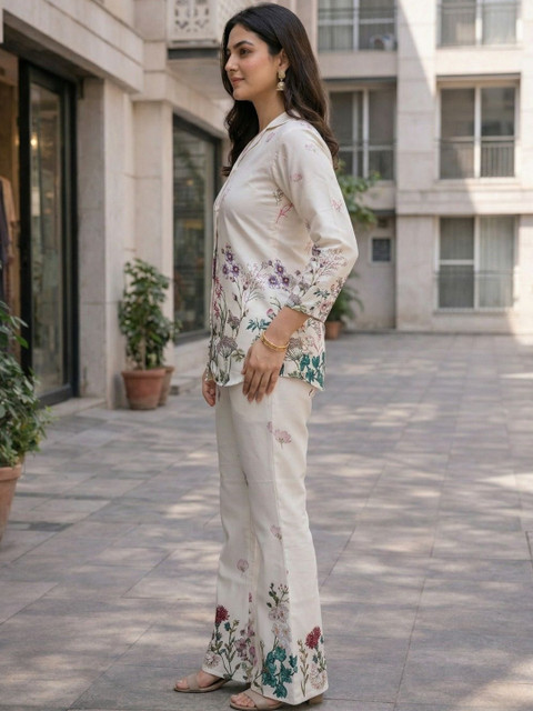 ZIVRAA Printed Top with Trousers - Image 4
