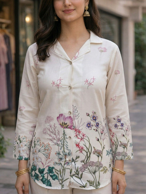 ZIVRAA Printed Top with Trousers - Image 6