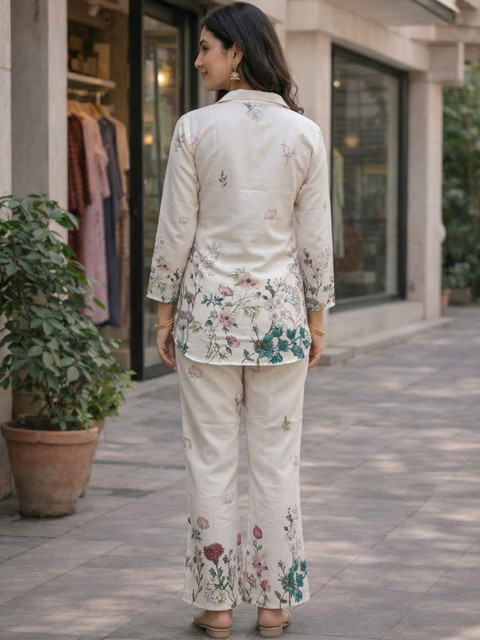 ZIVRAA Printed Top with Trousers - Image 3
