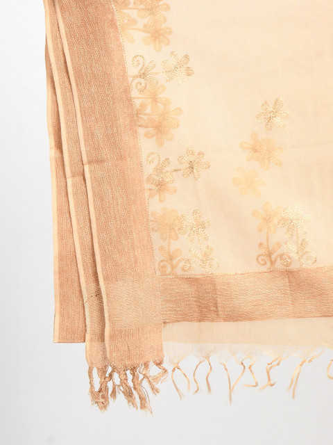 MOEZA Embroidered Organza Dupatta with Thread Work - Image 4