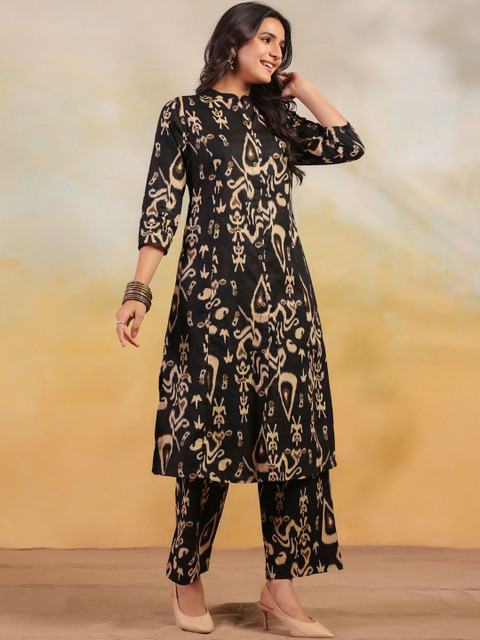 Sangria Cotton Printed Tunic with Palazzos