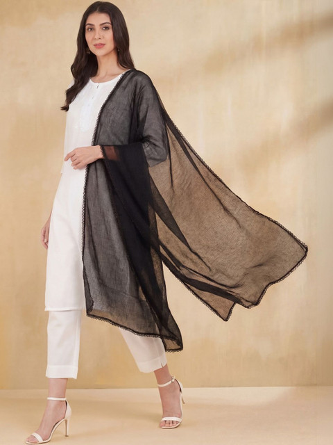 Clora Creation Women Solid Chiffon Dupatta