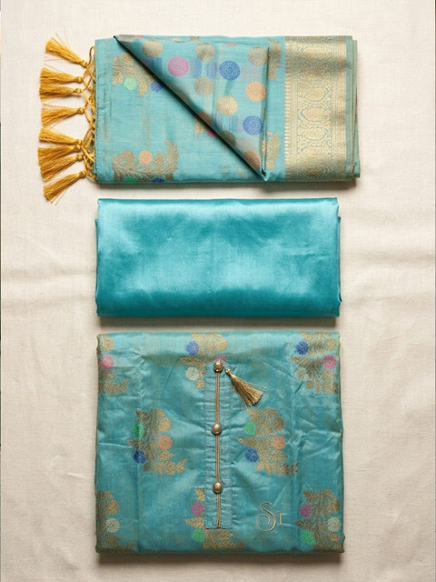 Varanga Unstitched Dress Material - Image 3