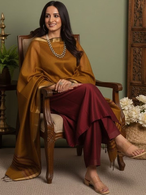 Sangria Zari Unstitched Dress Material