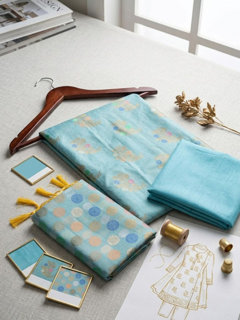Varanga Unstitched Dress Material - Image 2