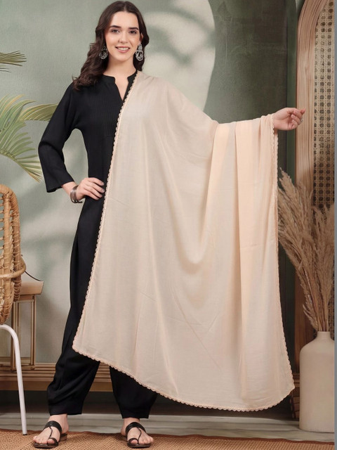 Clora Creation Women Solid Cotton Dupatta