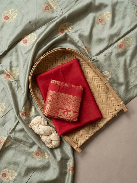 Varanga Unstitched Dress Material - Image 3
