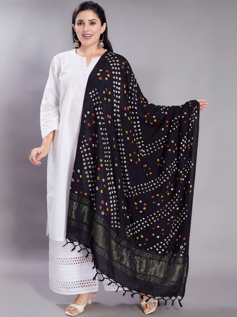 KALINI Dyed Bandhani Dupatta