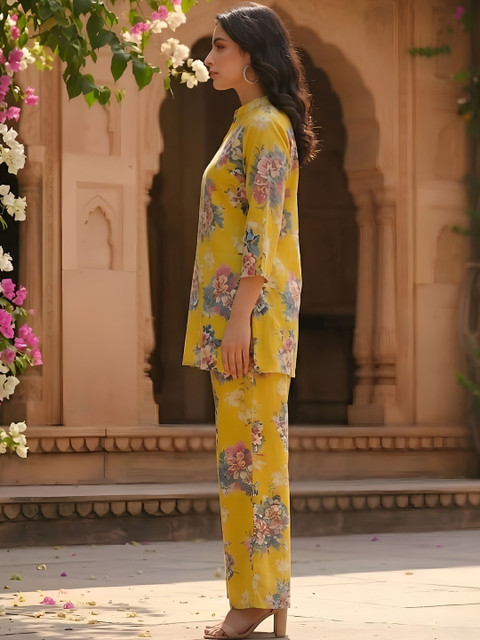 MYRIE Floral Printed Tunic with Palazzos - Image 2