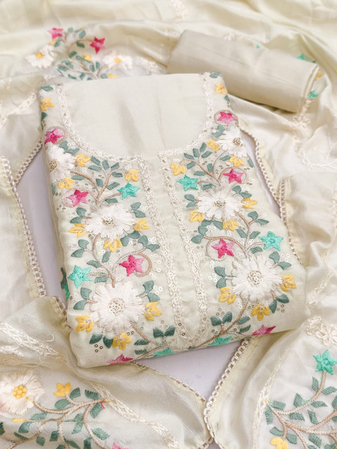 SYS Brand - Shop Your Style Embroidered Unstitched Dress Material