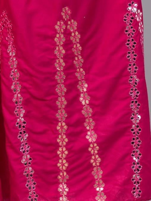 Thrifty Thread Women Embellished Flared Knitted Ethnic Palazzos - Image 5