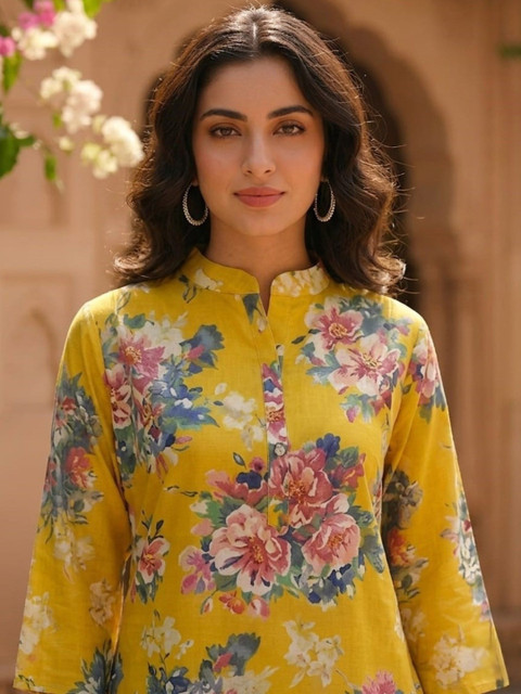 MYRIE Floral Printed Tunic with Palazzos - Image 5