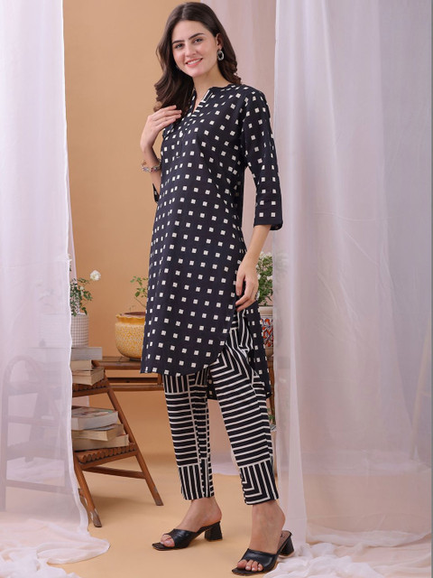 Anouk Cotton Printed Tunic with Trousers - Image 7