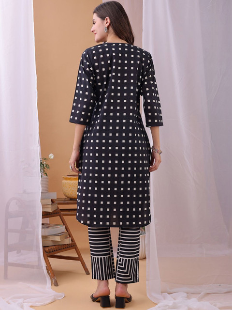 Anouk Cotton Printed Tunic with Trousers - Image 6