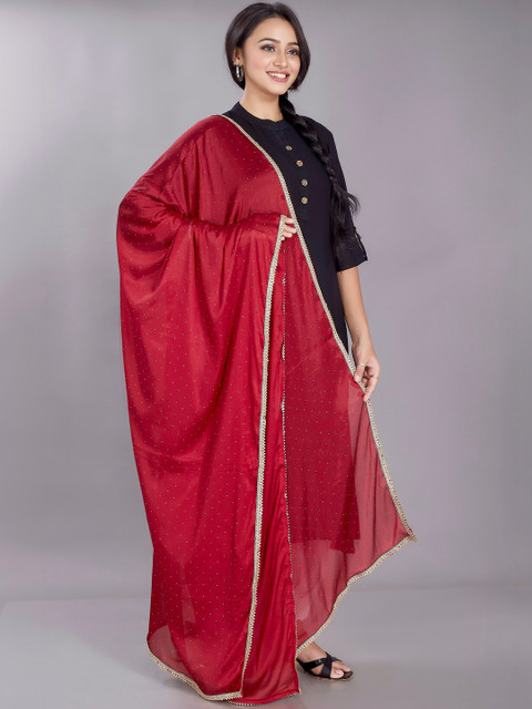 KALINI Art Silk Dupatta with Sequinned - Image 2