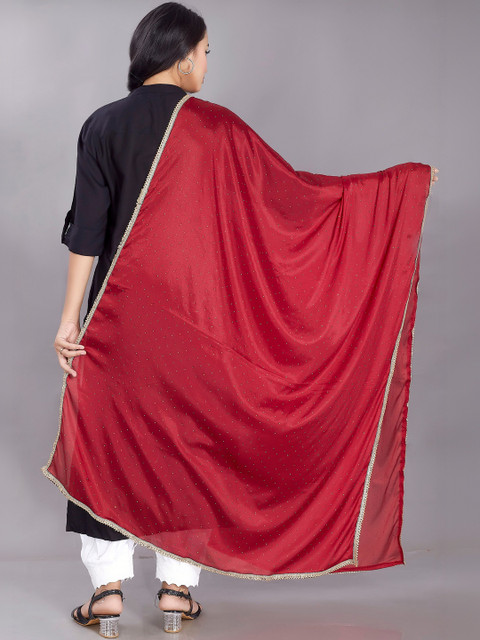 KALINI Art Silk Dupatta with Sequinned - Image 3