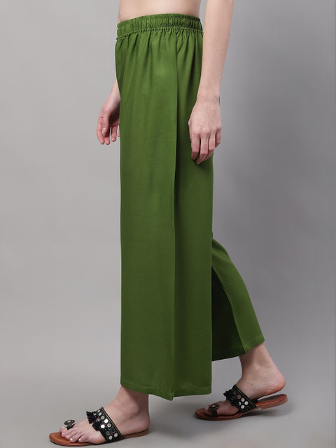 KALINI Women 2 Flared Ethnic Palazzos - Image 3