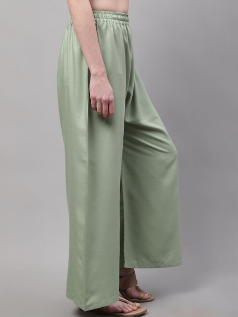 KALINI Women 2 Flared Ethnic Palazzos - Image 4