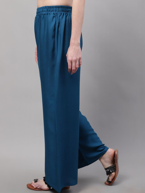 KALINI Women 2 Flared Ethnic Palazzos - Image 3