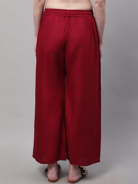 KALINI Women 2 Flared Ethnic Palazzos - Image 2