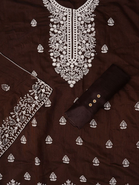 Dhaaga Ghar Embroidered Unstitched Dress Material - Image 2