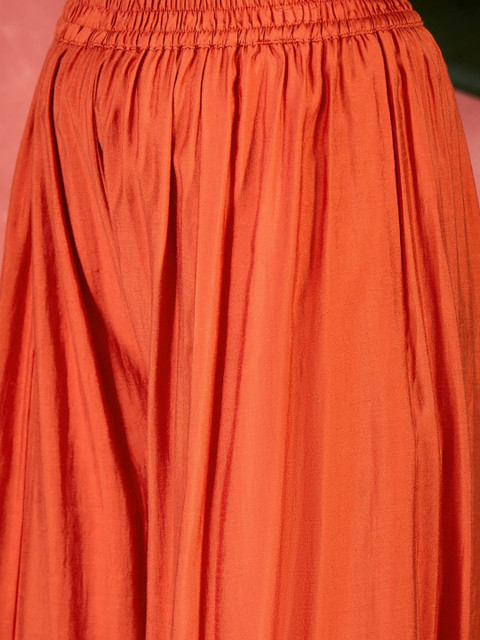 BNF Women Embroidered Pure Silk Kurta with Palazzos & With Dupatta - Image 7