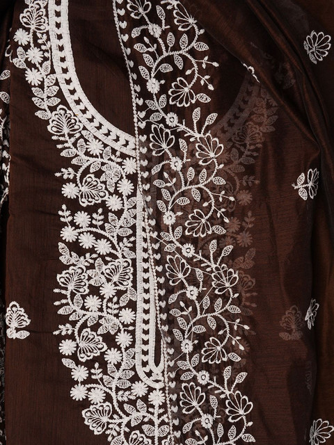 Dhaaga Ghar Embroidered Unstitched Dress Material - Image 5