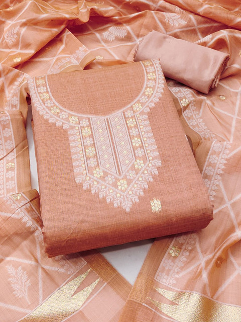 Nayanthara Trends Embroidered Unstitched Dress Material