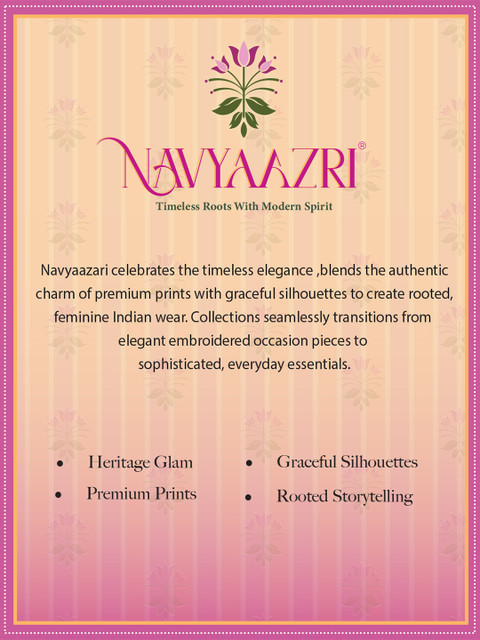 NAVYAAZRI Women Ethnic Motifs Embroidered Regular Thread Work Kurta with Trousers & With Dupatta - Image 8
