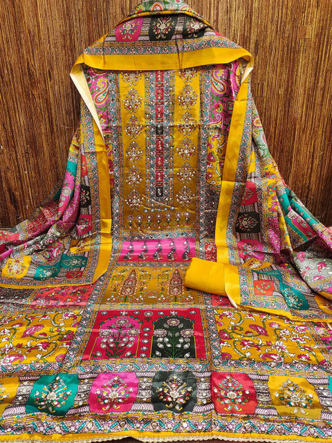 Leeza Store Printed Unstitched Dress Material - Image 3