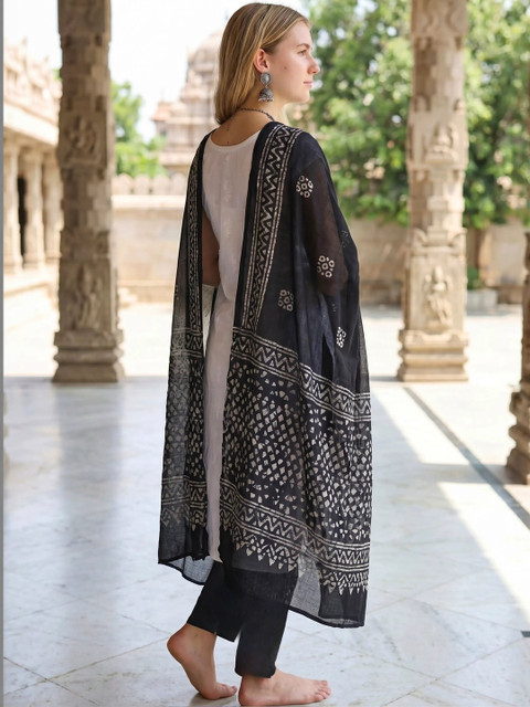 HELLA FASHIONS Ethnic Motifs Printed Dupatta - Image 6