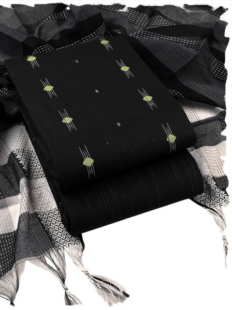 Sun Fashion And Lifestyle Pure Cotton Woven Design Unstitched Dress Material