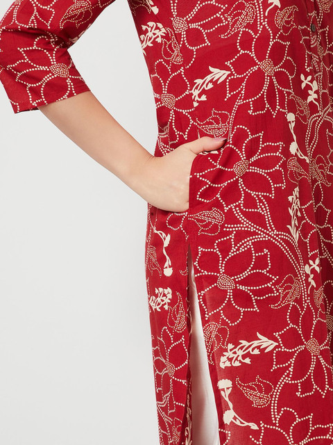 Melange by Lifestyle Women Floral Printed Floral Kurta - Image 3